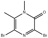 3,5-dibroMo-1,6-diMethylpyrazin-2(1H)-one Structure
