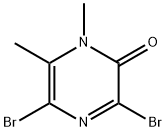 3,5-dibroMo-1,6-diMethylpyrazin-2(1H)-one,467468-99-1,结构式