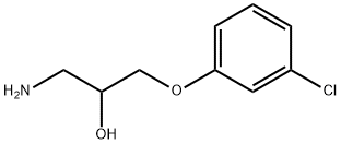 1-amino-3-(3-chlorophenoxy)propan-2-ol Structure