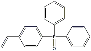 diphenyl(4-vinylphenyl)phosphine oxide Structure