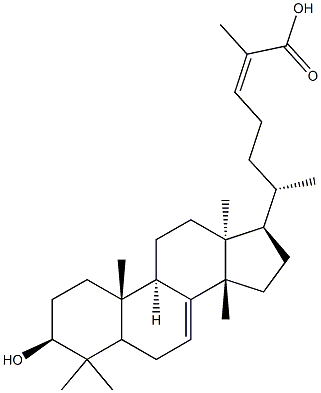 Masticadielic acid 化学構造式