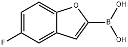 (5-Fluorobenzofuran-2-yl)boronic acid Struktur