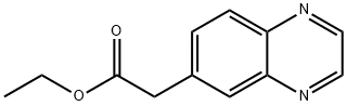 2-(キノキサリン-6-イル)酢酸エチル 化学構造式