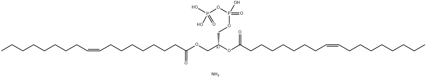 dioleoylglycerol pyrophosphate (aMMoniuM salt) Struktur