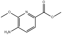 Methyl 5-aMino-6-Methoxypicolinate Structure