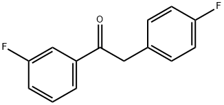 1-(3-氟苯基)-2-(4-氟苯基)乙酮, 476472-53-4, 结构式