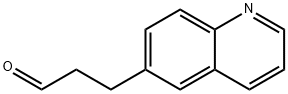 6-喹啉丙醛, 476660-18-1, 结构式