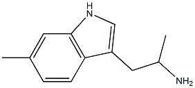 1-(6-甲基-1H-吲哚-3-基)丙-2-胺, 4771-76-0, 结构式