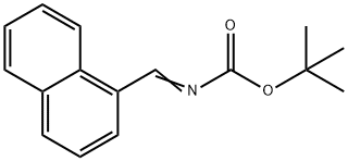 1,1-Dimethylethyl N-(1-naphthalenylmethylene)carbamate Struktur