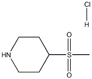 4-(メチルスルホニル)ピペリジン塩酸塩 化学構造式
