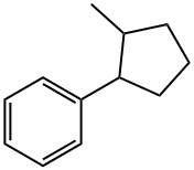 (2-Methylcyclopentyl)benzene Structure