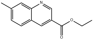 7-甲基喹啉-3-甲酸乙酯 结构式