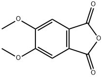 4,5-二甲氧基邻苯甲酸酐, 4821-94-7, 结构式