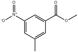 3-甲基-5-硝基苯甲酸甲酯,482311-23-9,结构式
