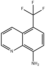 5-trifluoroMethyl-8-quinolinaMine 化学構造式