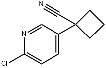 1-(6-氯-3-吡啶)环丁烷甲腈,485828-75-9,结构式