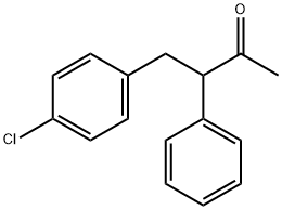 4-(4-CHLOROPHENYL)-3-PHENYLBUTAN-2-ONE 结构式