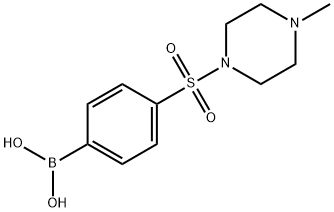 4-(4-Methylpiperazin-1-ylsulfonyl)phenylboronic acid Structure
