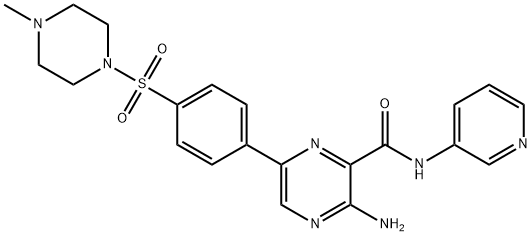 AZD-2858 化学構造式
