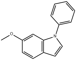 6-Methoxy-1-phenyl-1H-indole Structure