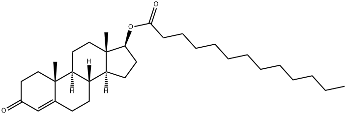 Testosterone Tridecanoate Structure