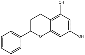 2-PhenylchroMan-5,7-diol Structure