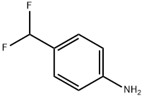 4-(二氟甲基)苯胺, 49658-26-6, 结构式