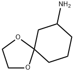 1,4-ジオキサ-スピロ[4.5]デス-7-イルアミン 化学構造式