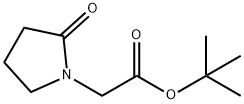 tert-Butyl 2-(2-oxopyrrolidin-1-yl)acetate Struktur