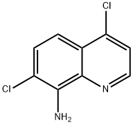 4,7-Dichloroquinolin-8-aMine Struktur