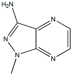 1-甲基-1H-吡唑并[3,4-B]吡嗪-3-胺 结构式
