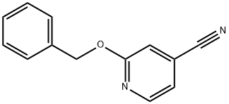 2-(benzyloxy)isonicotinonitrile Struktur