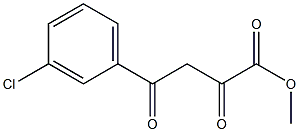 Methyl 3-chloro-a,g-dioxo-benzenebutanoate Struktur