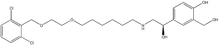 ビランテロール 化学構造式