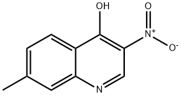7-Methyl-3-nitroquinolin-4-ol Struktur