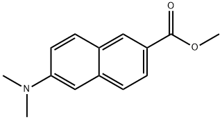 6-(二甲基氨基)-2-萘甲酸甲酯,5043-06-1,结构式