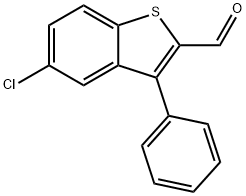 5-Chloro-3-phenylbenzo[b]thiophene-2-carbaldehyde Structure