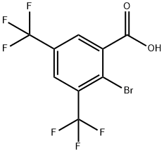 2-BroMo-3,5-bis(trifluoroMethyl)benzoic acid Structure