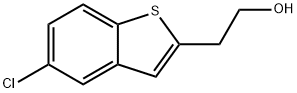 2-(5-chlorobenzo[b]thiophen-2-yl)ethanol 结构式