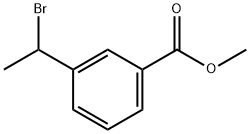 3-(1-溴乙基)苯甲酸甲酯, 50603-99-1, 结构式