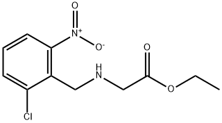 N-[(2-Chloro-6-nitrophenyl)Methyl]glycine Ethyl Ester Structure