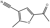 5-乙酰基-2-甲基-3-呋喃甲腈 结构式