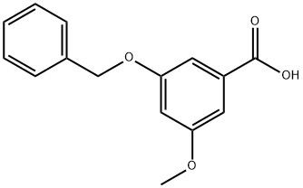 3-(Benzyloxy)-5-Methoxybenzoic acid Struktur