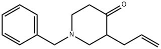 3-烯丙基-1-苄基哌啶-4-酮 结构式