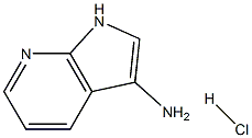 3-AMino-7-azaindole hydrochloride 结构式