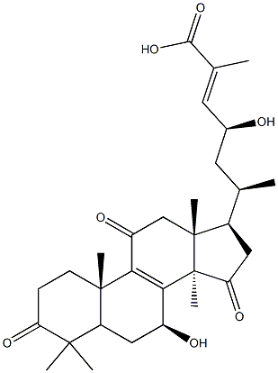 ガノデル酸LM2 化学構造式