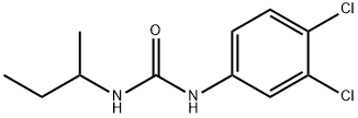 1-sec-Butyl-3-(3,4-dichlorophenyl)urea Struktur