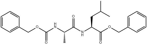CARBOBENZYLOXY-L-ALANYL-L-LEUCINE BENZYL ESTER Struktur