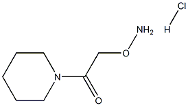 1-[(AMinooxy)acetyl]-piperidine Monohydrochloride 化学構造式