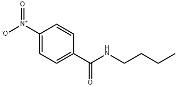 N-N-丁基-4-硝基苯甲酰胺 结构式